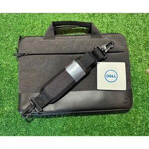Dell Laptop Bag Briefcase Messenger Dark Gray Black Adjustable Strap